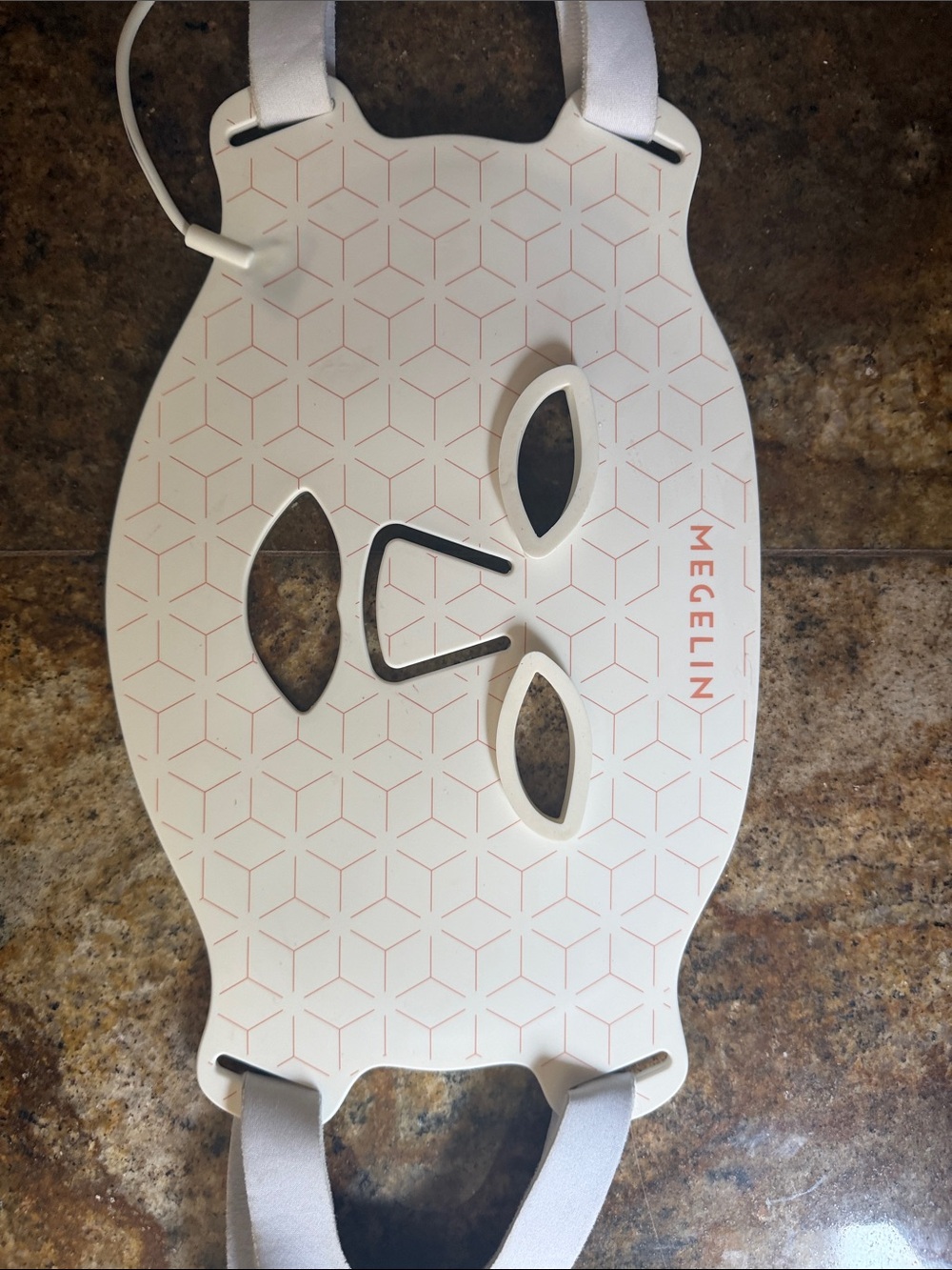 Megelin LED Therapy Facial Mask — White